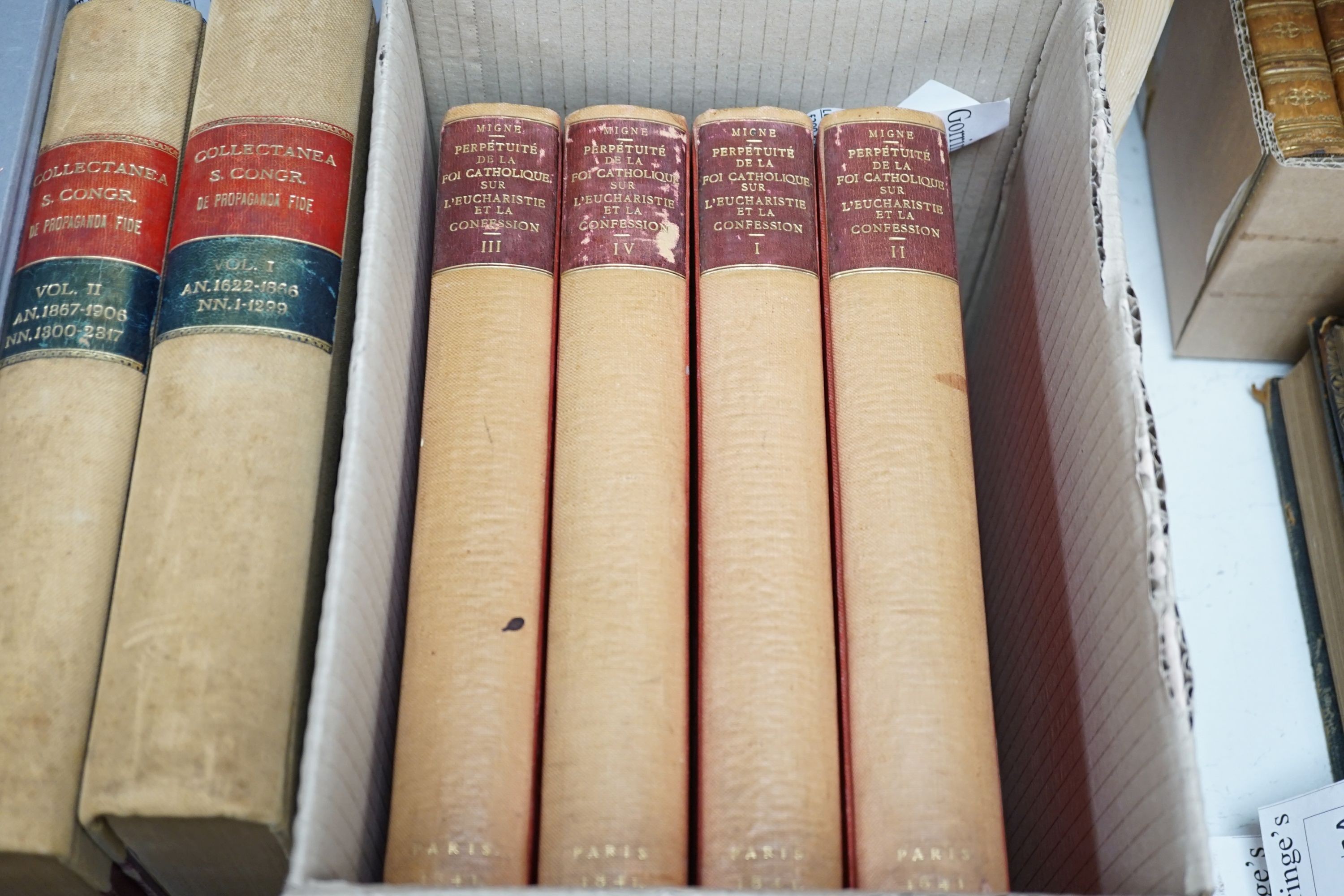 Nicole, Pierre, Arnauld, Antoine, Renaudot, Eusèbe [Et. Al.] Perpétuité de la foi de L’Église Catholique Sur L’Eucharistie par Nicole, Arnauld, Renaudot, Le P. Paris, Etc., Sur La Confession, par Denis de Sainte-Marthe …